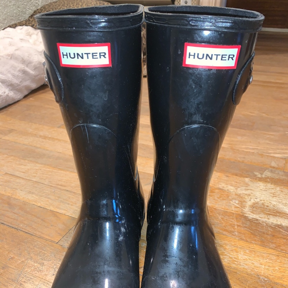 Hunter rain boots short